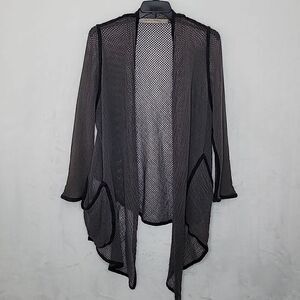 Cynthia Ashby Mesh Cardigan Size XS